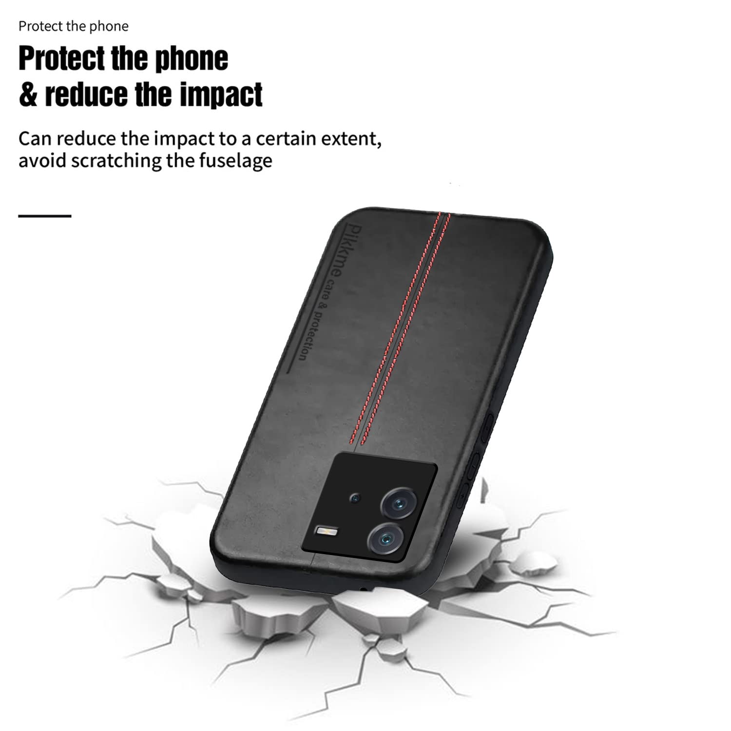 Pikkme black phone cover for iQOO Neo 6 5G – photo 7