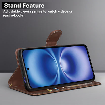Pikkme Infinix Smart 20 Wallet tan mobile flip cover – photo 3
