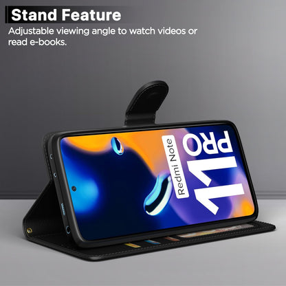 Pikkme Redmi Note 11 Pro/Pro Plus 5G black flip case – photo 3