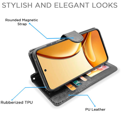 Pikkme black Wallet flip cover for Realme C63 5G – photo 5