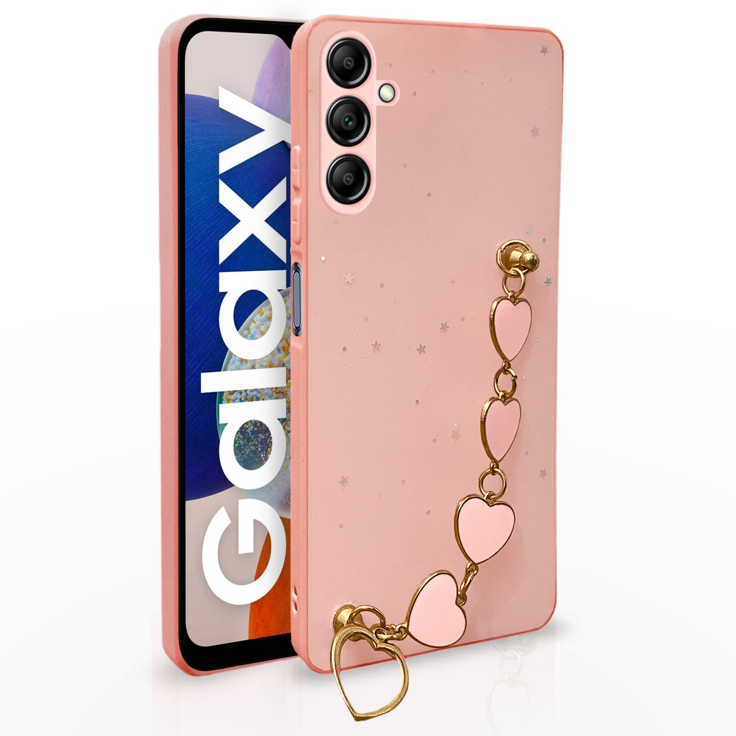 Pink Chain phone cover for Samsung A14 5G – Pikkme