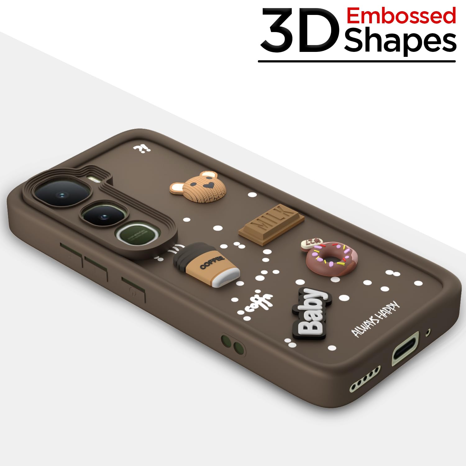Pikkme brown phone cover for Vivo Y400 5G/3D – photo 3