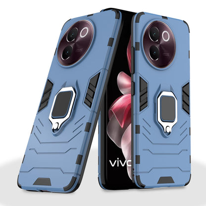 Pikkme Vivo V30E 5G D5 Tough Armor Back Cover (Blue)