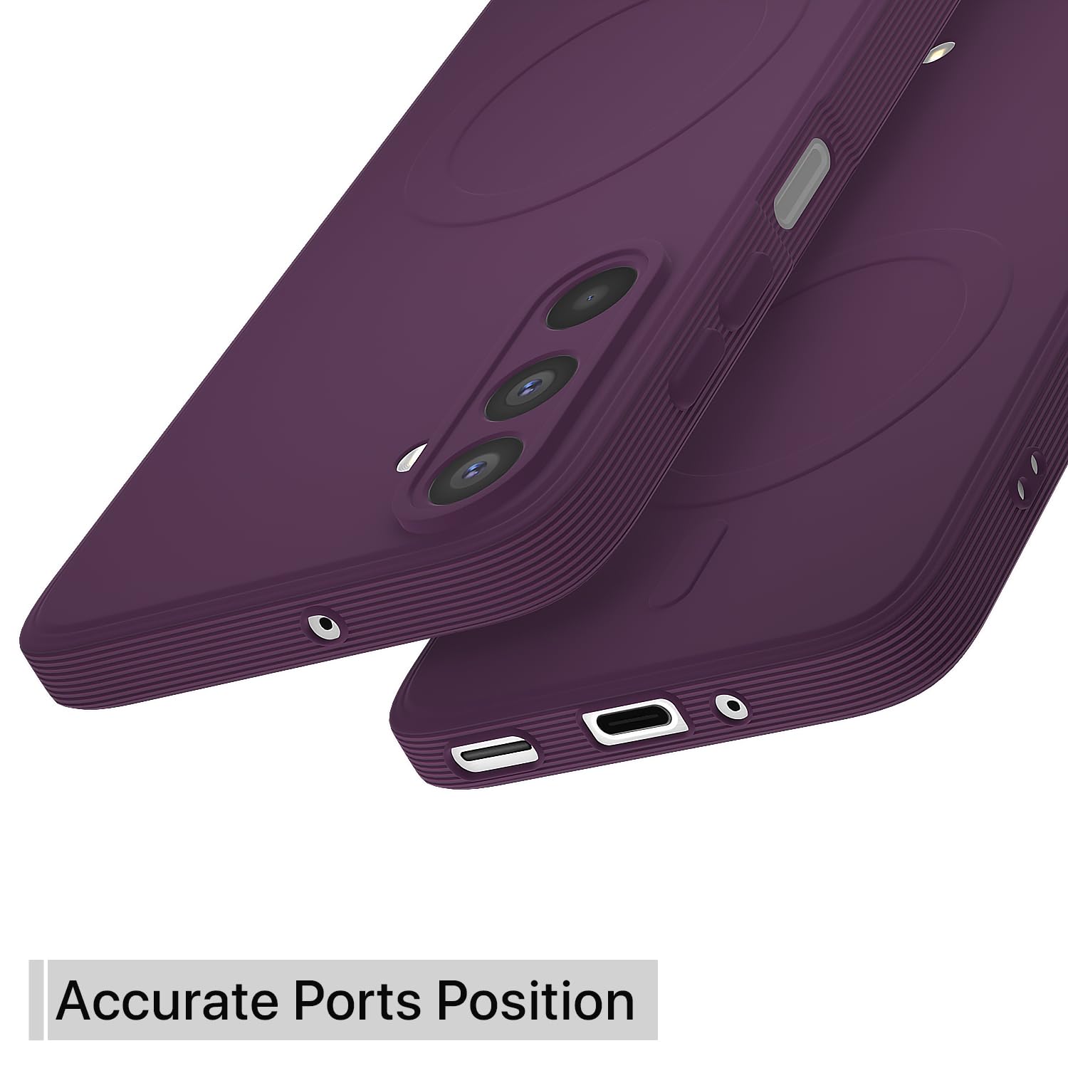 Pikkme Samsung M17/A17/F17 5G MagSafe purple mobile back cover – photo 4