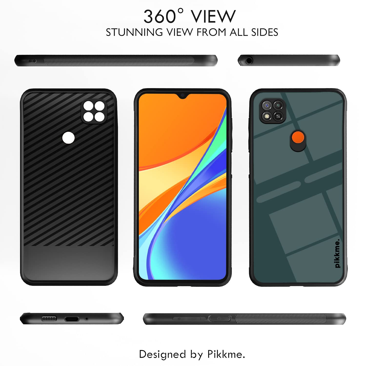 Redmi 10A/9, Poco C31 Hybrid mobile back cover by Pikkme – photo 2