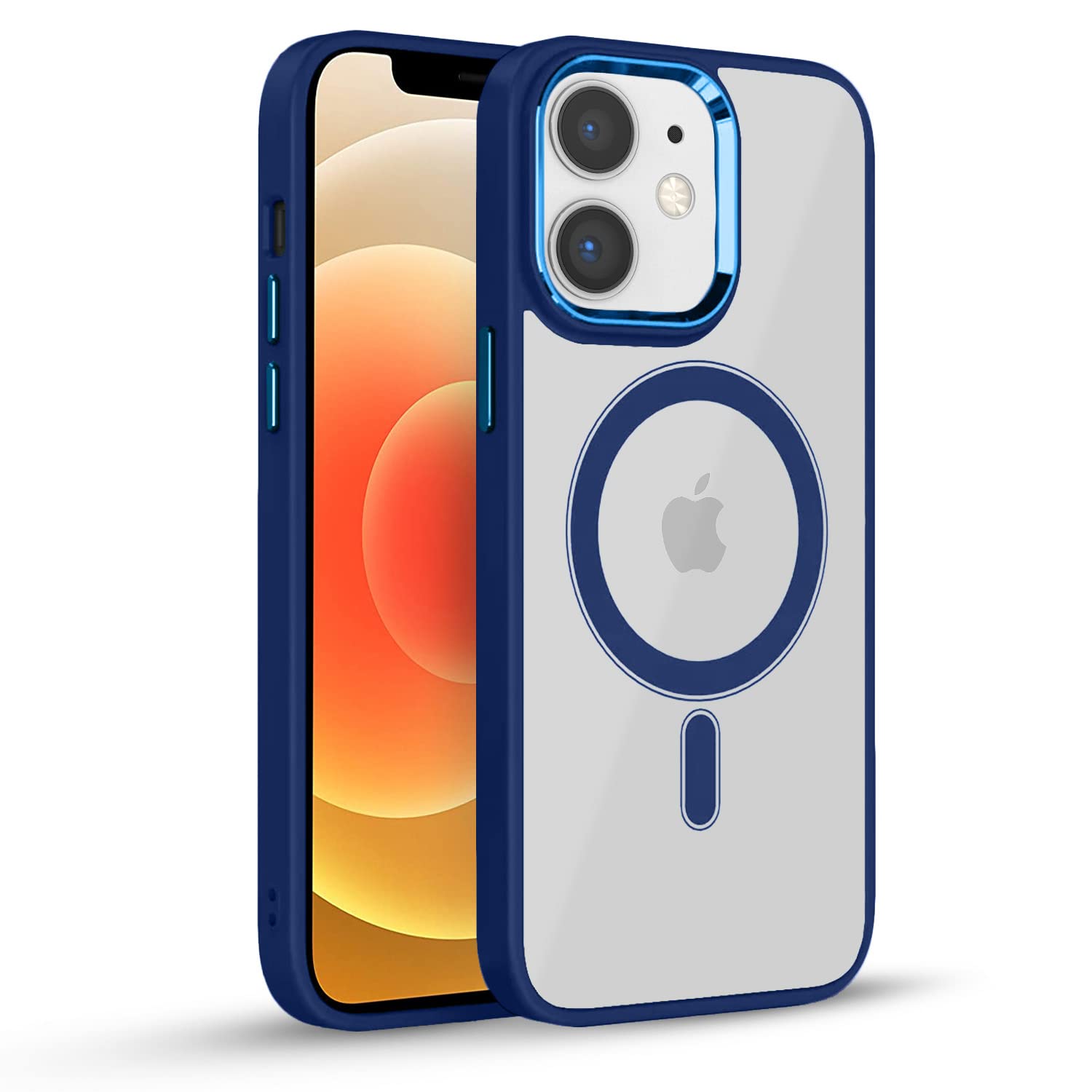 Pikkme iPhone 12/12 Pro Magsafe Back Cover (Blue)