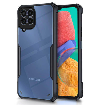 Black Hybrid mobile back cover for Samsung M33 5G – Pikkme
