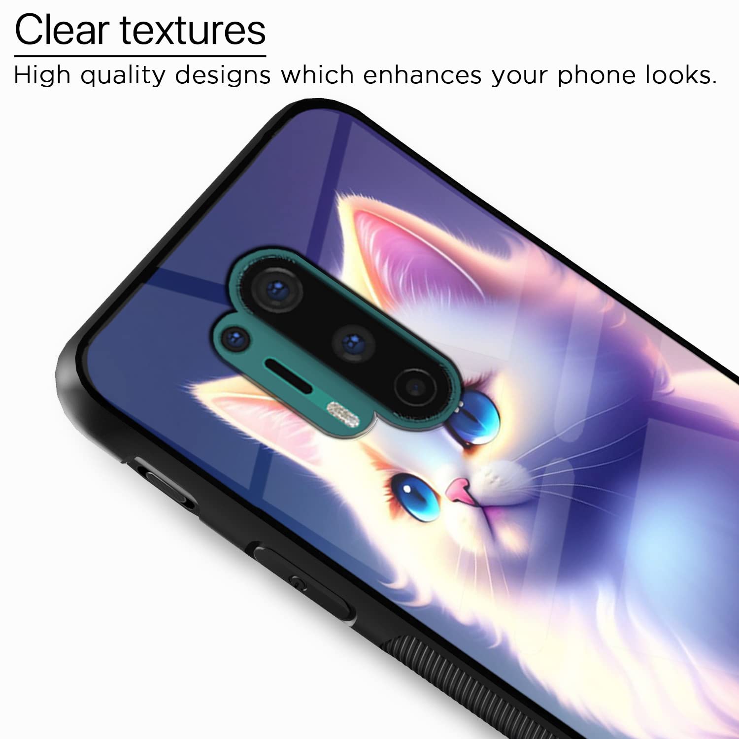 Pikkme Cat mobile back cover for OnePlus 8 Pro – photo 4