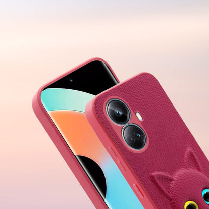 Pikkme Realme 10 Pro Plus 5G Cat pink mobile back cover – photo 7