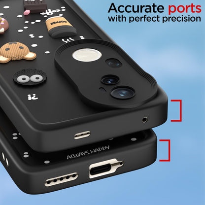 Vivo T4 Ultra 5G Silicone phone cover in black by Pikkme – photo 4