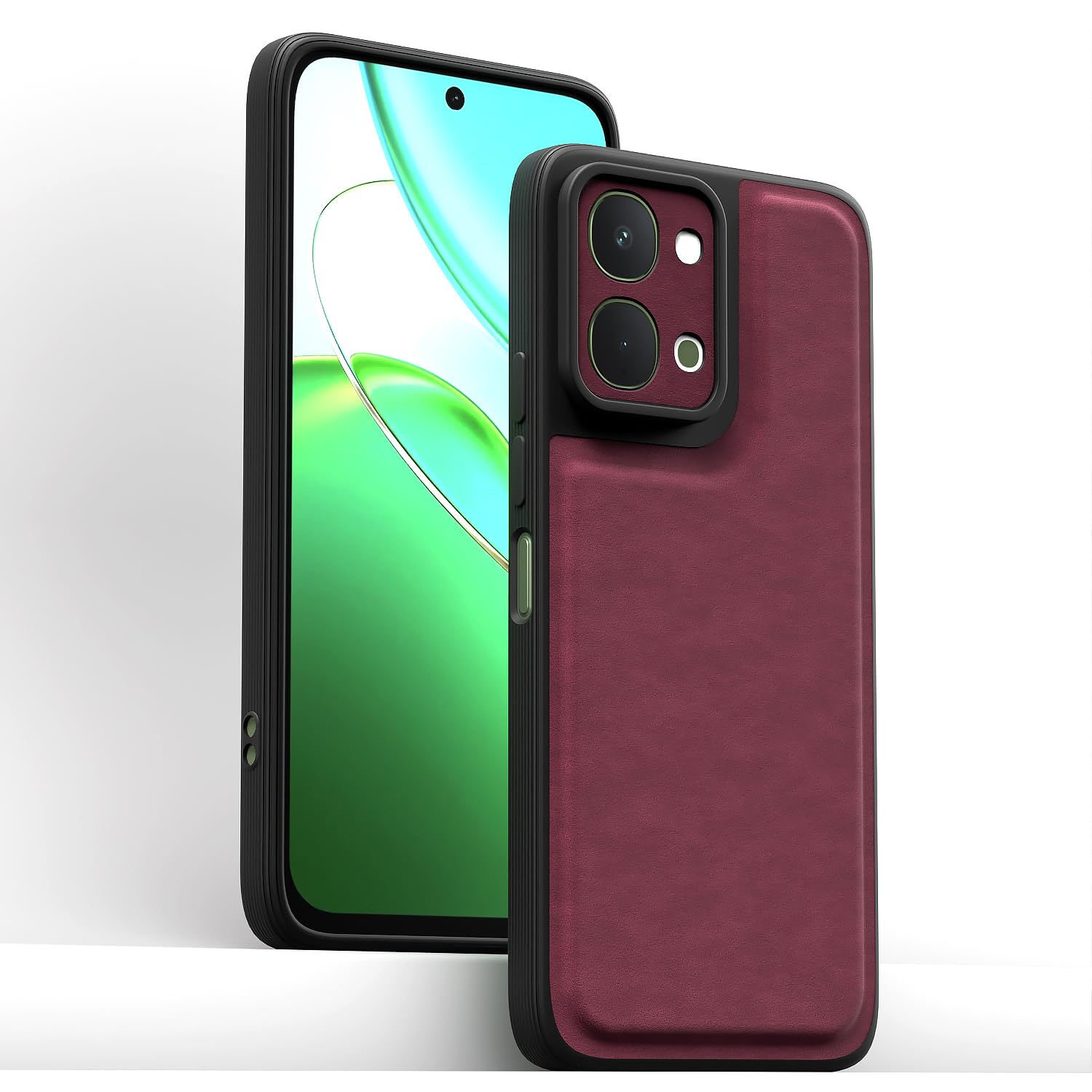 Pikkme Vivo T5x/Y51 Pro/iQOO Z11x 5G Leather purple mobile cover – photo 2