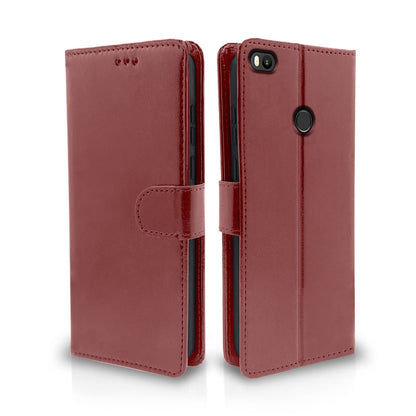 Mi Max 2 Magnetic flip case in brown by Pikkme