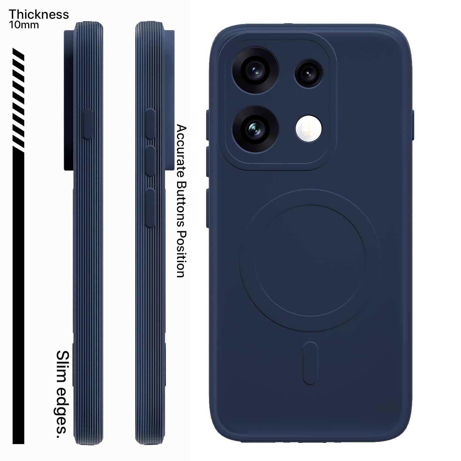 Pikkme blue phone cover for Oppo Reno 16 Pro 5G – photo 3