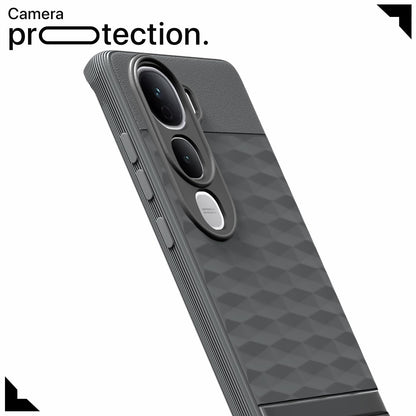 Vivo Y400 Pro 5G Silicone back cover in grey by Pikkme – photo 5