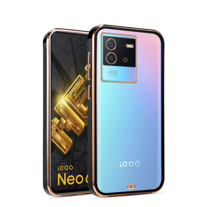 iQOO Neo 6 5G mobile back cover in black by Pikkme