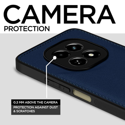 Realme C63 5G Leather mobile back cover in blue by Pikkme – photo 3