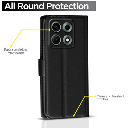 Pikkme Moto Edge 70 Max 5G black wallet flip cover – photo 4
