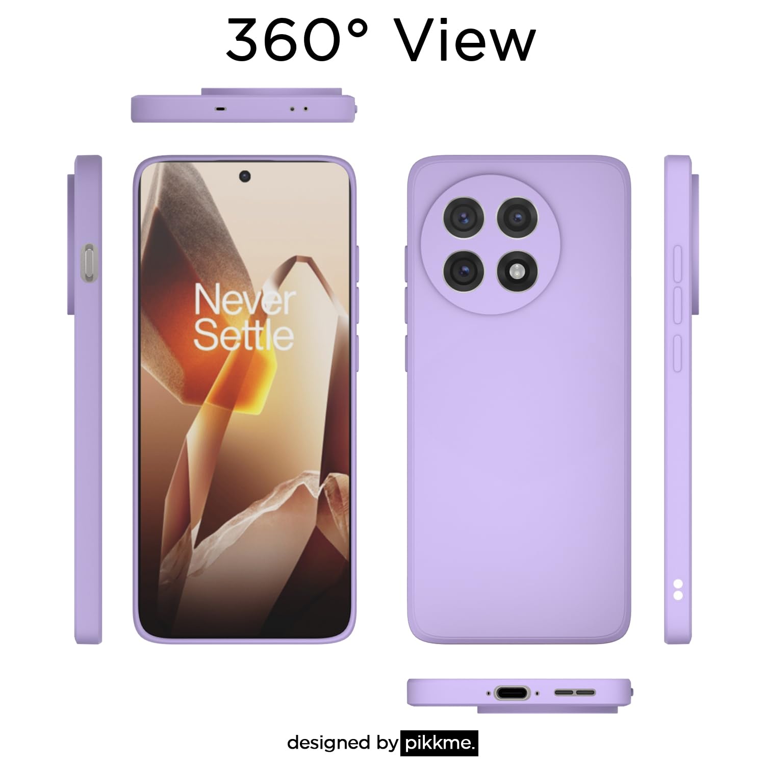 OnePlus 13R 5G Matte mobile cover in purple by Pikkme – photo 4