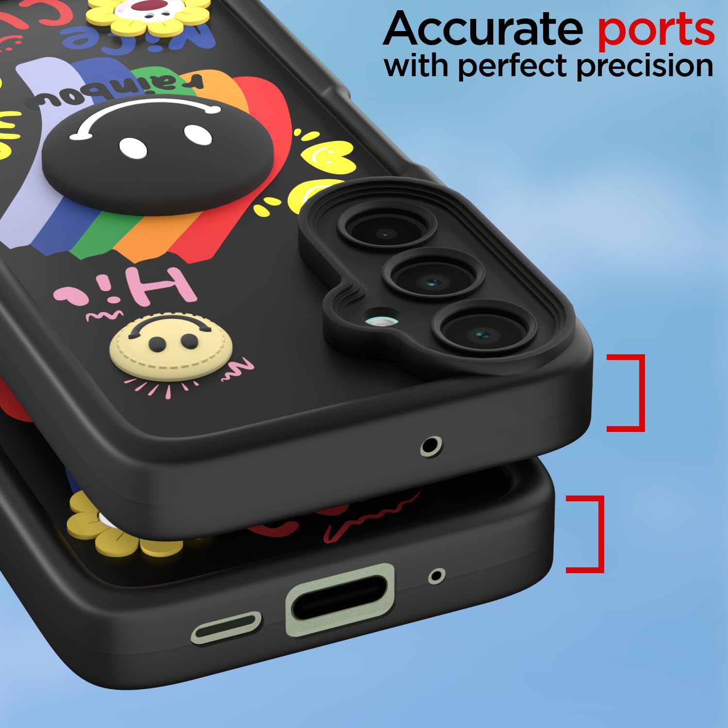 Pikkme black Soft Silicone mobile back cover for Samsung M16 5G – photo 4