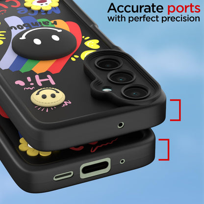 Pikkme black Soft Silicone mobile back cover for Samsung M16 5G – photo 4