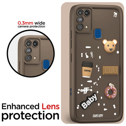 Pikkme brown Silicone phone cover for Samsung M31/M31 Prime/F41 – photo 5