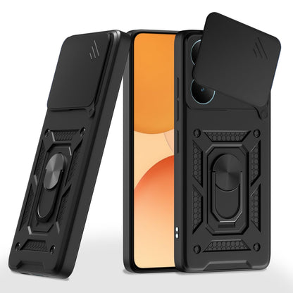Pikkme black D10 Camera Shield mobile cover for Realme P4 Pro 5G