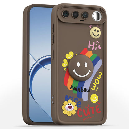 Pikkme brown Soft Silicone phone cover for Realme 16 5G