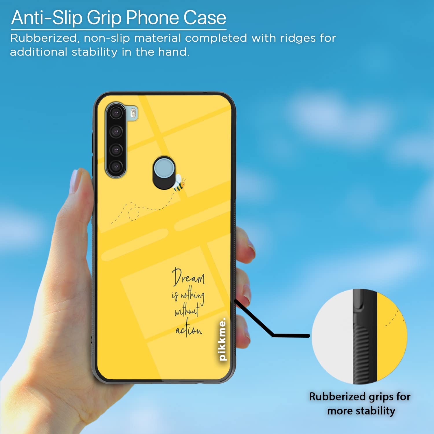 Redmi Note 8 Hybrid mobile cover by Pikkme – photo 5