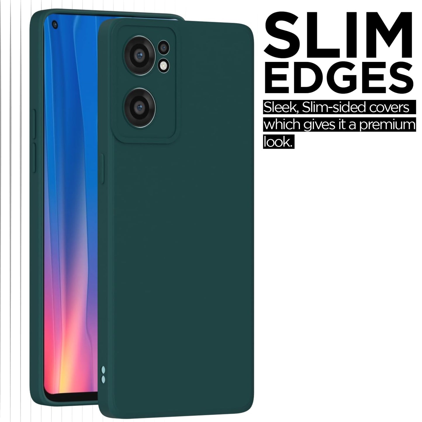 Pikkme OnePlus Nord Ce 2 5G Liquid Silicone Back Cover (Green)