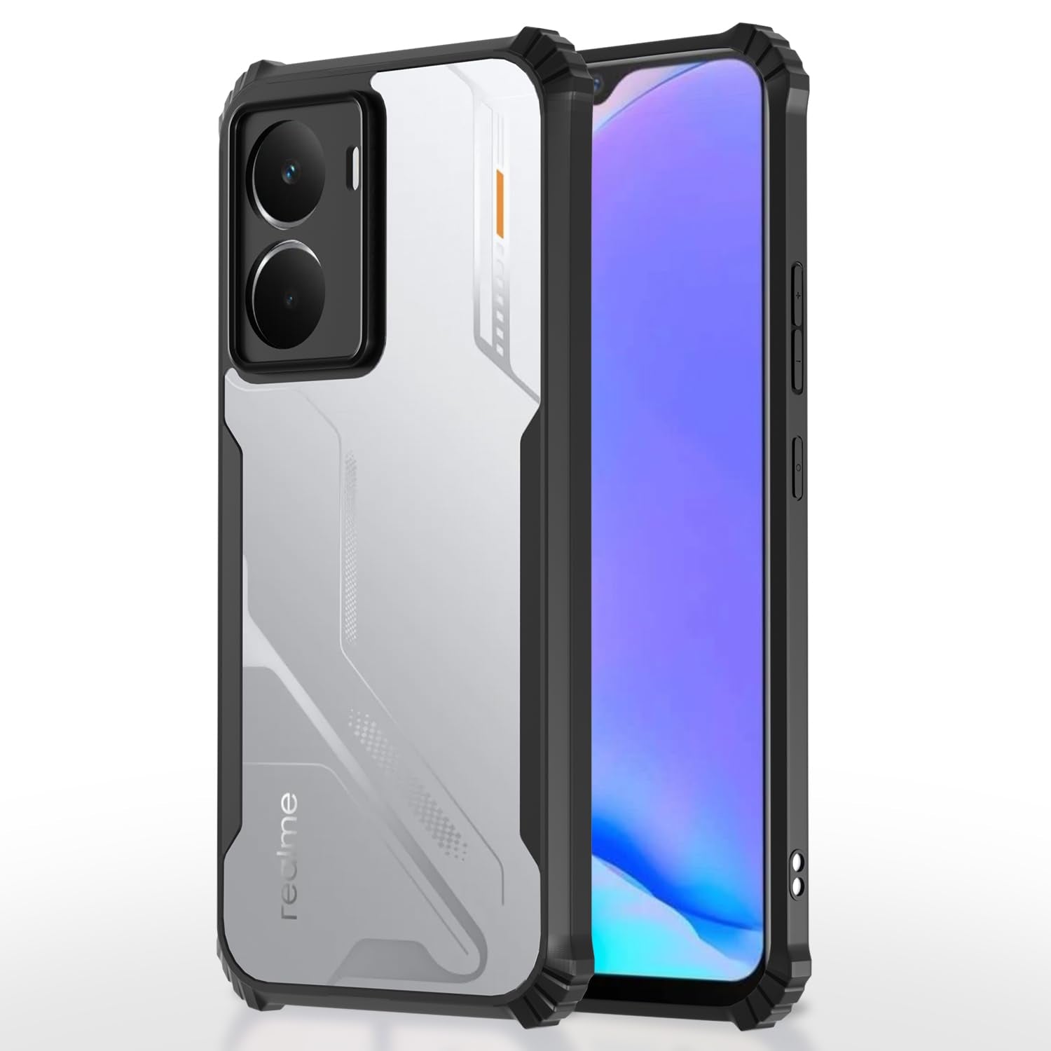 Pikkme Realme P3 5G Eagle Back Cover (Black)