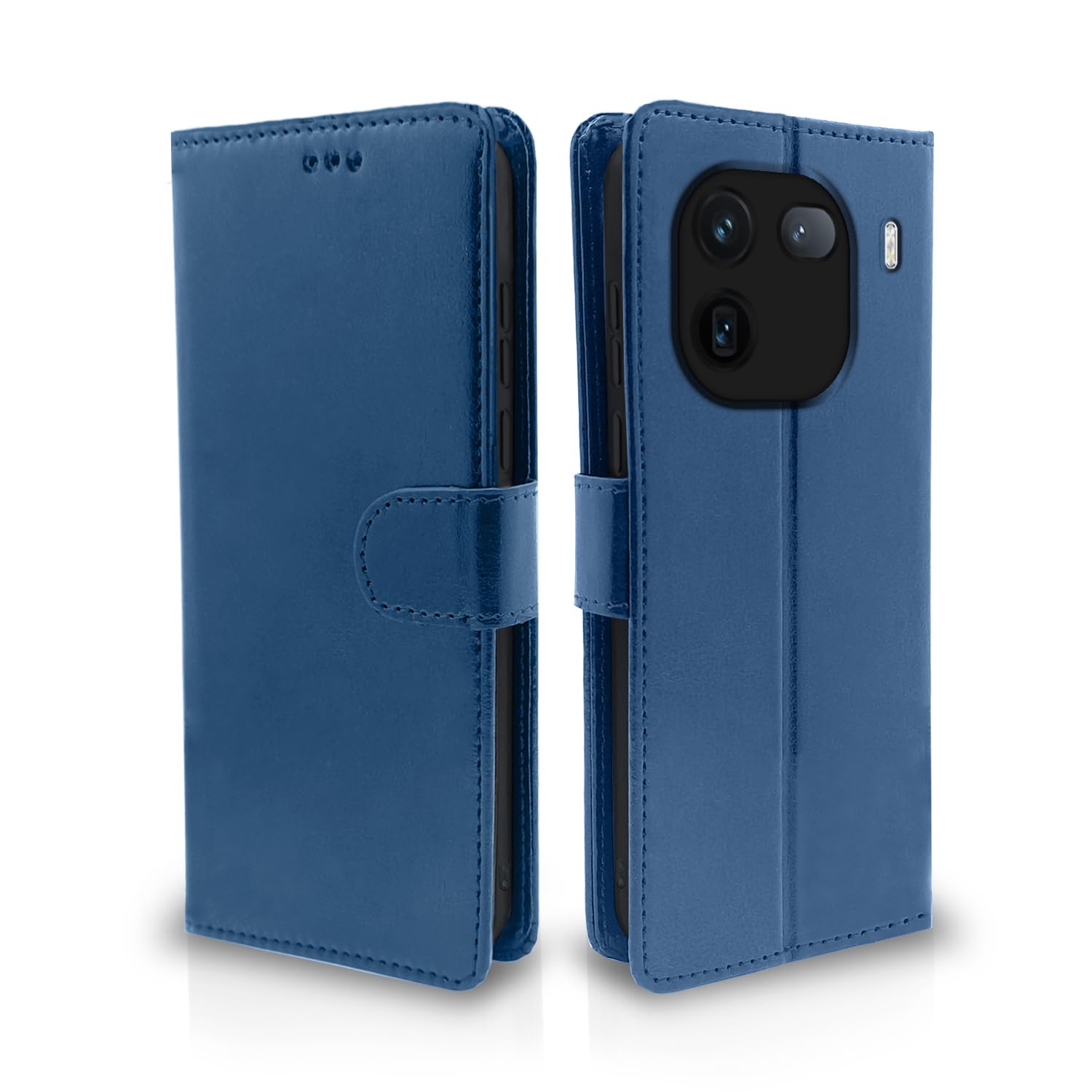 Blue Wallet wallet flip cover for iQOO 12 5G – Pikkme