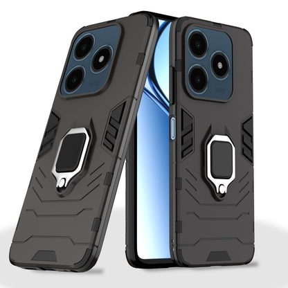 Realme C63 4G Tough Armor mobile back cover in black by Pikkme