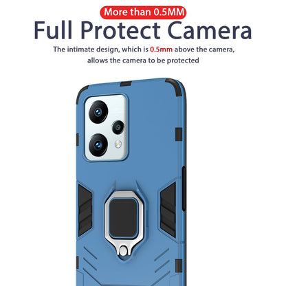Pikkme Realme 9 4G / Realme 9 Pro Plus 5G D5 Tough Armor Back Cover | Blue