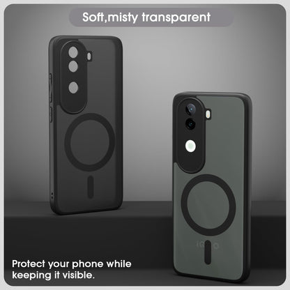 Pikkme black smoke mag-safe back cover for Vivo V40e/iQOO Z9s 5G – photo 3
