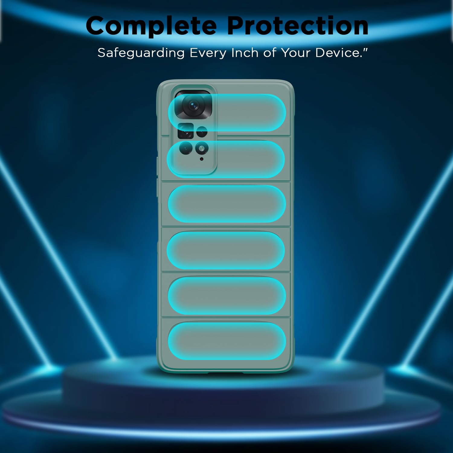 Pikkme Redmi Note 11 4G/Note 11S green mobile back cover – photo 2