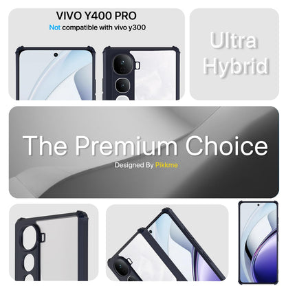 Pikkme Vivo Y400 Pro 5G Ultra Clear blue mobile back cover – photo 2