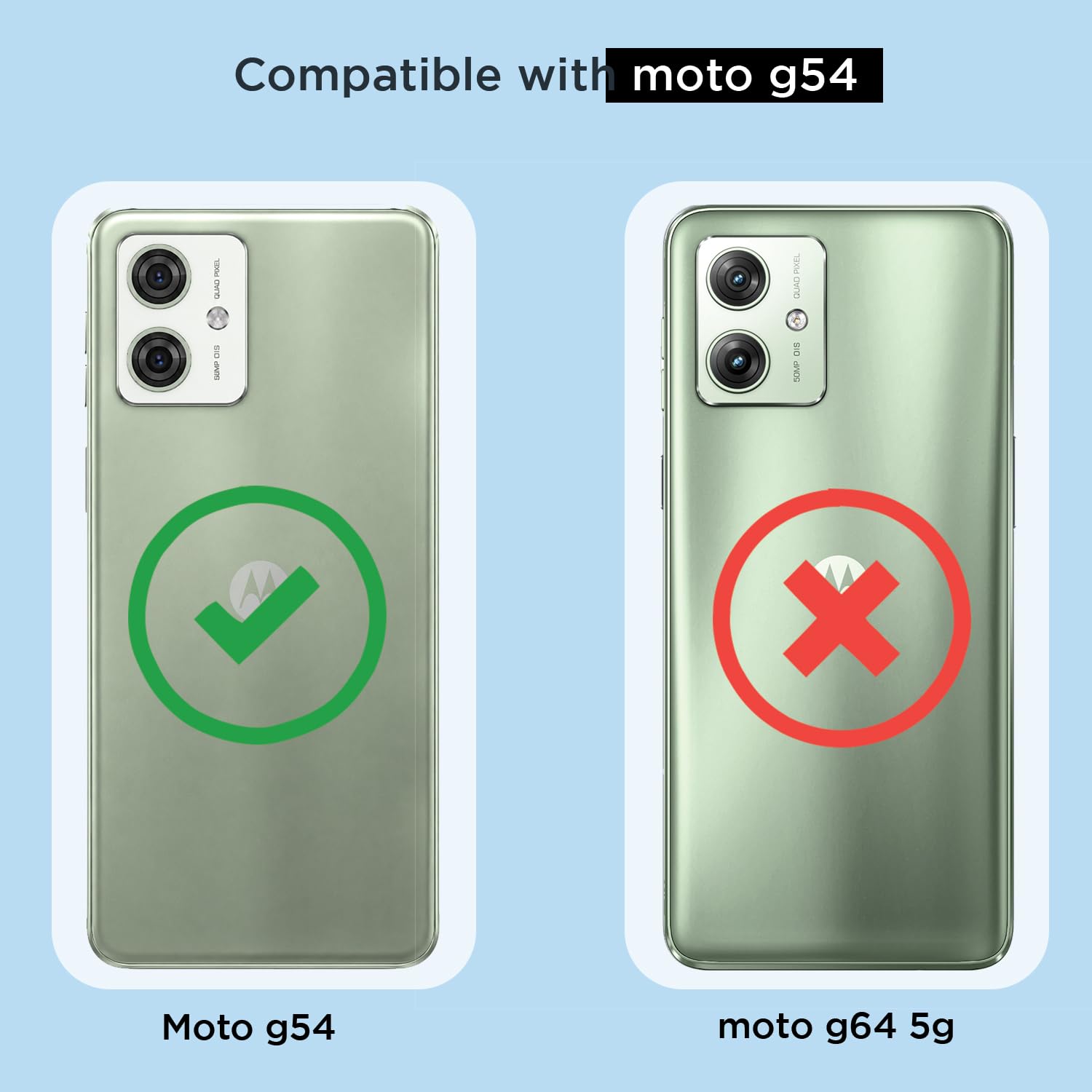Pikkme transparent PC-TPU mobile back cover for Moto G54/G64 5G – photo 4