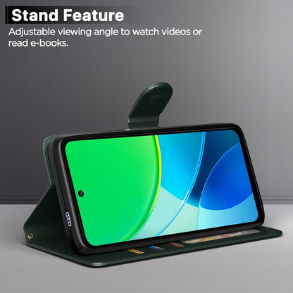 Pikkme Vivo Y19s Wallet green mobile flip cover – photo 3