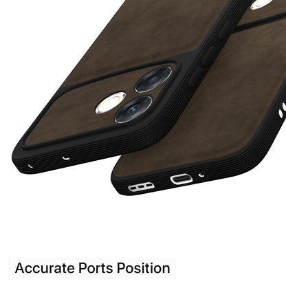 Oppo F33 Pro 5G Leather phone cover in coffee by Pikkme – photo 4