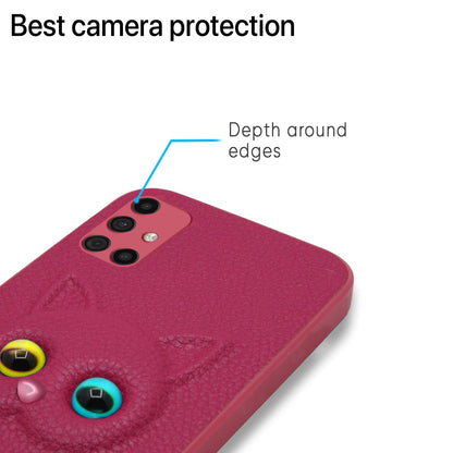 Pikkme Samsung Galaxy M31s Kitty Back Cover (Pink)