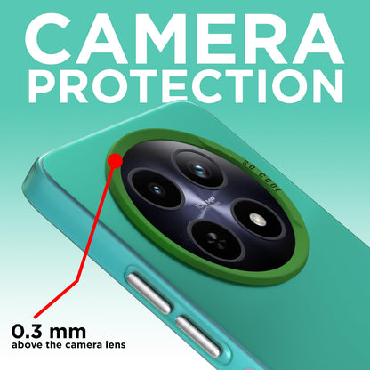 Pikkme Realme 12 5G So Cool Matte Finish Back Cover (Green)