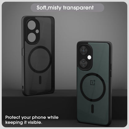 OnePlus Nord CE 3 Lite 5G MagSafe back cover in black smoke mag-safe by Pikkme – photo 3