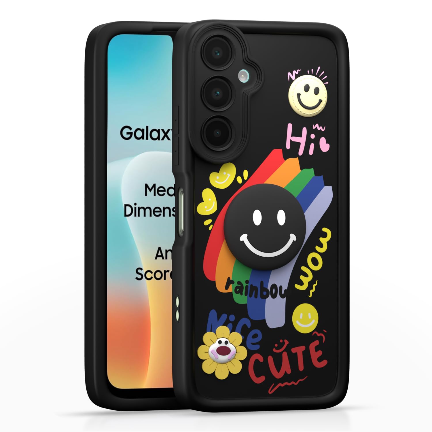 Black Soft Silicone back cover for Samsung M16 5G – Pikkme