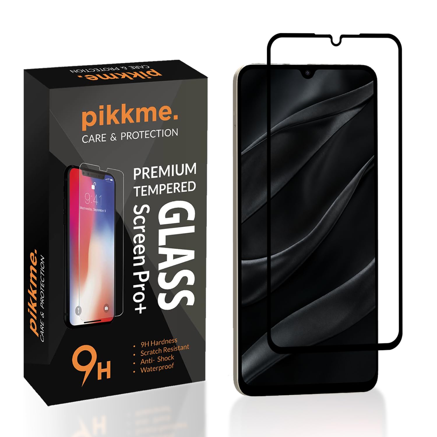 Pikkme tempered glass for Poco C71/Redmi 14c/Realme C75 5G/G06 Power/M7