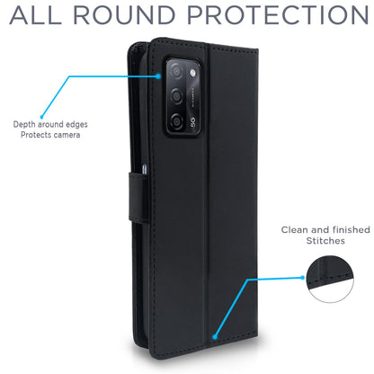 Pikkme black wallet flip cover for Oppo A53s 5G – photo 4