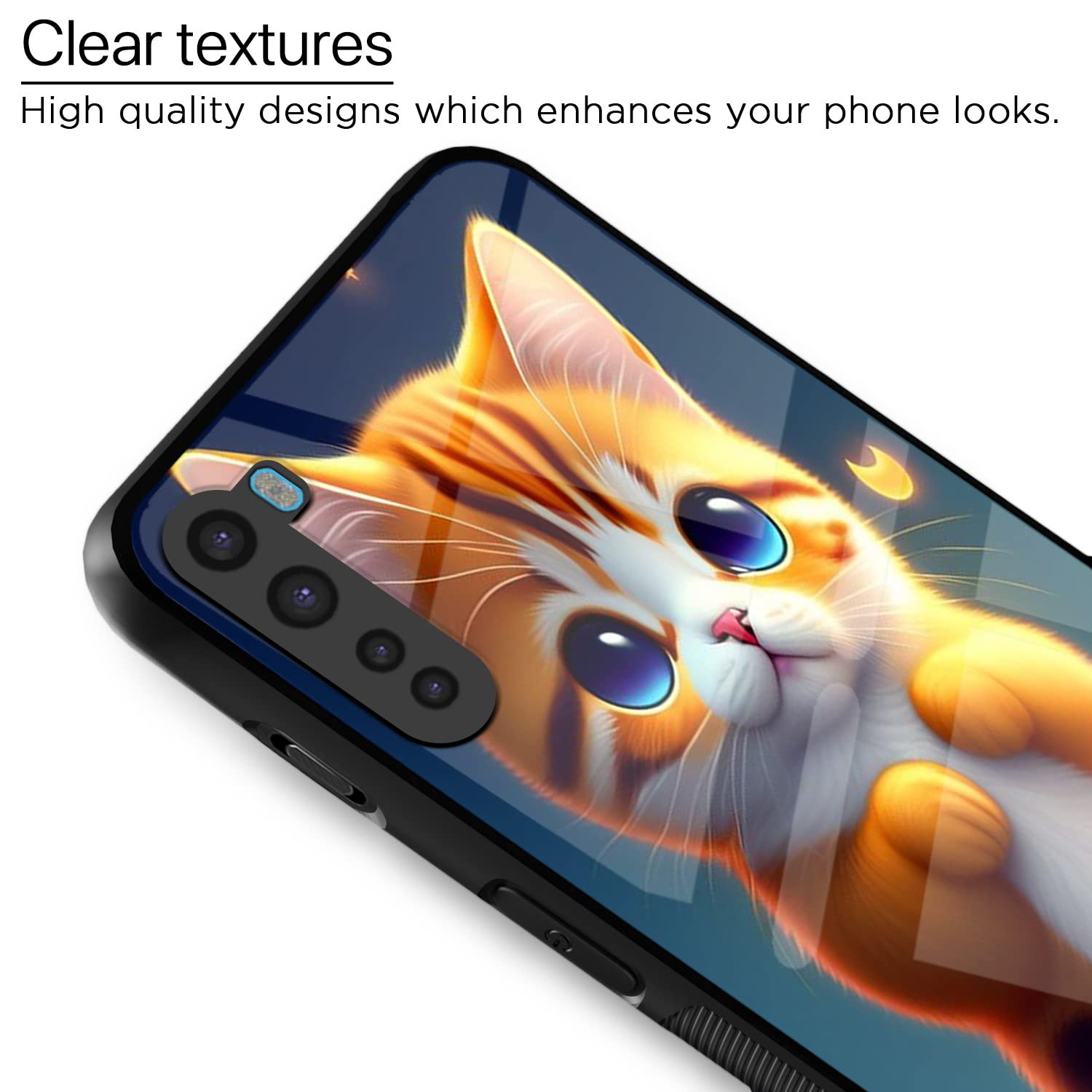 Pikkme Cat mobile back cover for OnePlus Nord – photo 4