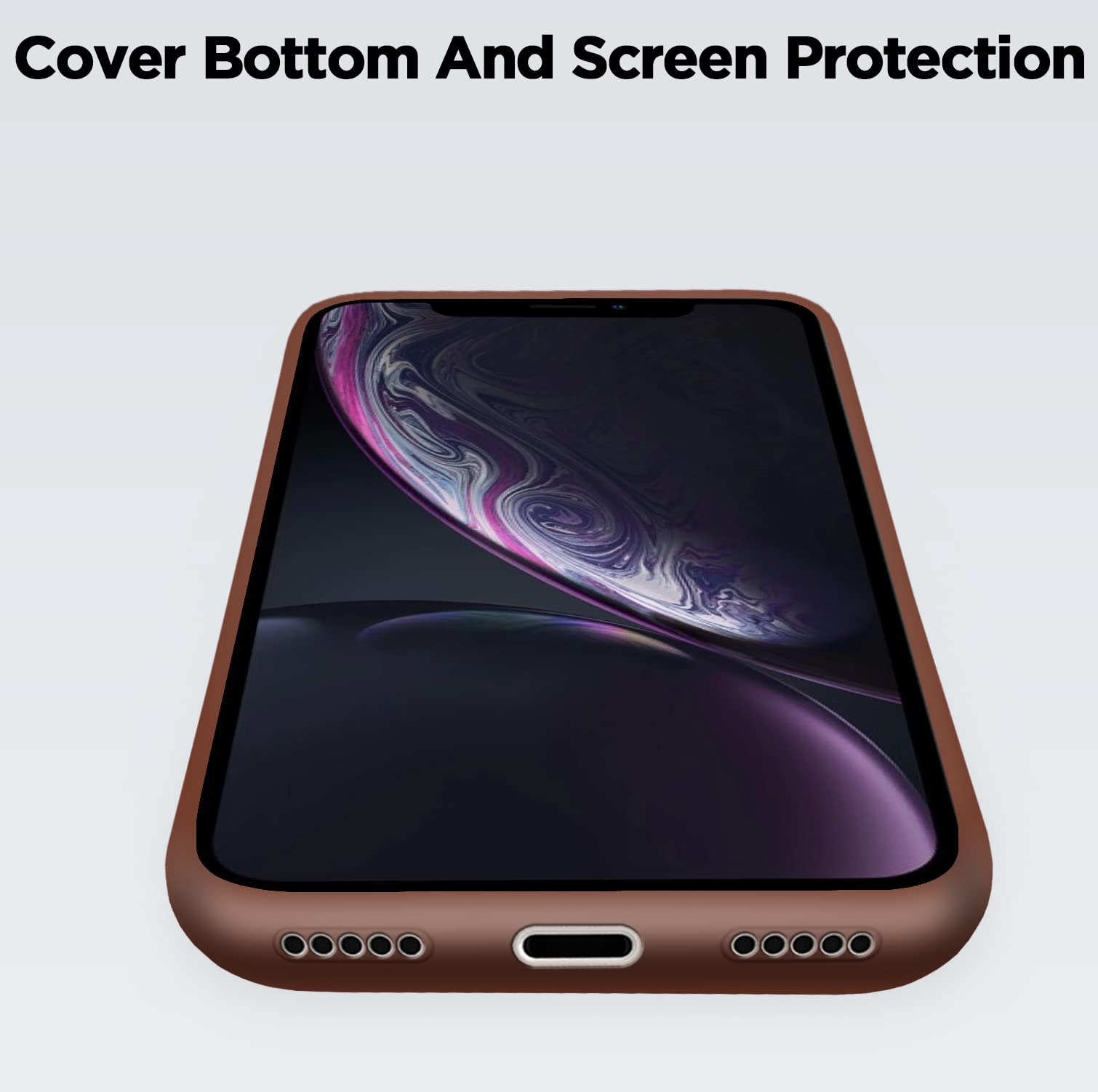Pikkme brown Soft Silicone phone cover for iPhone XR – photo 6