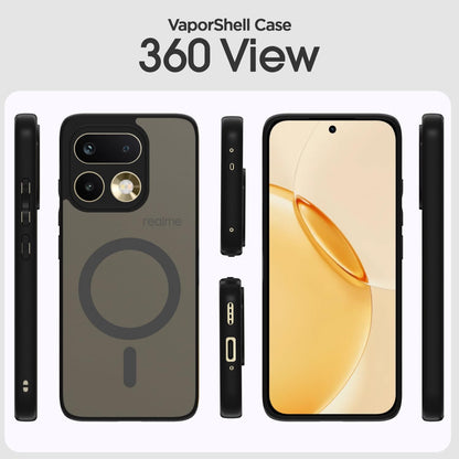 Pikkme black smoke mag-safe mobile cover for Realme 16 Pro Plus 5G – photo 2