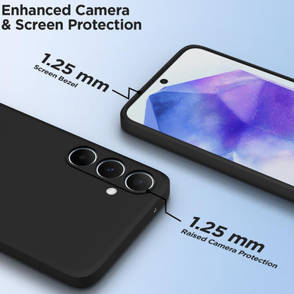 Samsung A55 5G Matte phone cover in black by Pikkme – photo 2
