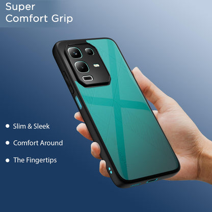 Pikkme Infinix Note 50x 5G Eagle 2 Shockproof Sleek Hybrid Armor Back cover (Black)